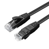 MicroConnect U/UTP CAT6 0.20M Black LSZH Unshielded Network Cable,