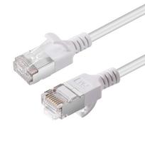MicroConnect CAT6A U-FTP Slim, LSZH, 7.5m  Network Cable, White