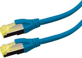 LOGON PREMIUM PATCH CABLE CAT6A S/FTP  PREMIUM LSOH - 10M BLUE