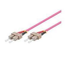 MicroConnect SC/UPC-SC/UPC 1m  OM4 Fibre  Patch Cable MM Duplex LSZH