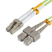 MicroConnect LC/UPC-SC/UPC 10m OM5 Fibre  Patch Cable MM Duplex LSZH