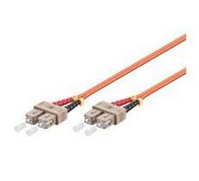 MicroConnect SC/UPC-SC/UPC 1m OM2 Fibre  Patch Cable MM Duplex LSZH