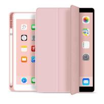 eSTUFF iPad 9.7 2018/2017 SEATTLE  Pencil Case. Pink PU leather