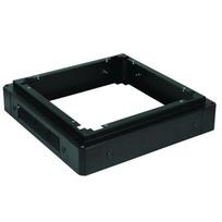 Lanview W=600 D=800 H=100mm PLINTH  MODULE BLACK