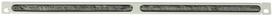Lanview 1/2U 19"" L BENT, BRUSHED  CABLE ORGANIZER PANEL WHITE