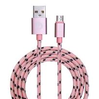 Garbot Grab AND Go 1m Braided Micro-USB  Cable Pink