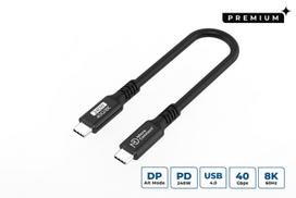 MicroConnect USB-C to USB-C cable 0,15m  Premium, 240W, 40Gbps, USB4