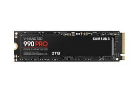 SAMSUNG SSD 990 PRO 2TB | M.2 | PCIe | NVMe | MLC | Write speed 6900MB/s | Read speed 7450MB/s | 2.3mm | TBW 1200 TB | MTBF 1,500,000 hours | MZ-V9P2T0BW