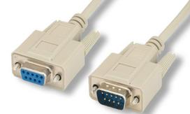 MicroConnect D-SUB/RS-232 - D-SUB/RS-232  10m DB9-DB9 M/F seriell /