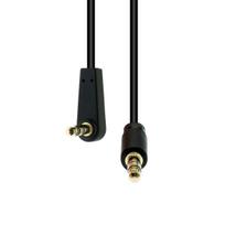 ProXtend 3-Pin Angled Slim Cable M-M  Black 0.5M