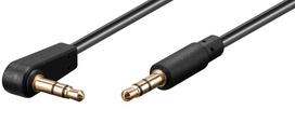 MicroConnect 3.5mm Minijack Cable 0,5m 90 3.5mm Minijack Cable Male-Male