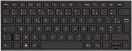 Dell French European backlit  notebook keyboard with 80