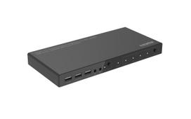 MicroConnect 4K@60Hz HDMI KVM switch, 4x1  4:4:4