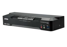 Aten 2-Port 4K DisplayPort Dual  Display Mini-Matrix Boundless