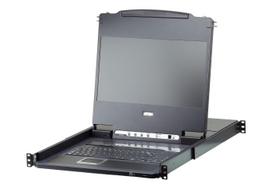 Aten 17.3"" Widescreen DVI Full HD LCD Console 8 port