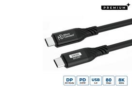 MicroConnect Premium USB4 Gen 4 USB-C  cable 1m 80Gbps, 240W