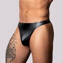 Male Power Liquid Onyx juodos matinės vyriškos kelnaitės - S/M