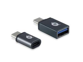 Conceptronic Donn Usb-C Otg Adapter  2-Pack, Usb-C To Usb-A And