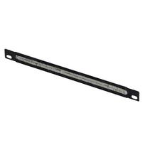 Lanview 1/2U 10"" SIMPLE TYPE, BRUSHED  CABLE ORGANIZER PANEL
