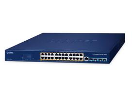 Planet Layer 3 24-Port 10/100/1000T  802.3at PoE + 4-Port 10G SFP+