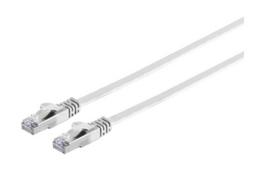MicroConnect U/FTP CAT6A 5M White Flat Unshielded Network Cable,