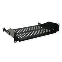 Value 19""-Fixed Shelf, 485 x 350mm,  2UH, max. 25kg, black
