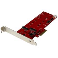 StarTech.com 2X M.2 SSD CONTROLLER - PCIE 2x M.2 SATA SSD Controller