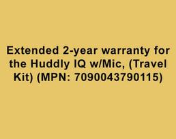 Huddly Ext. 2-yr warr. Huddly IQ  w/Mic, (Travel Kit)