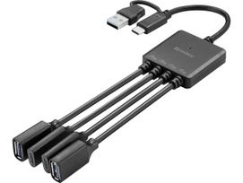 Sandberg USB-C/A to 2A+2C Splitter