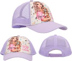 Topmodel - Printed Cap SUNNY DOG - Purple and Light Yellow
