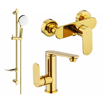 Mexen Milo DF05 dušo rinkinio, auksinis - 713054DF05-50