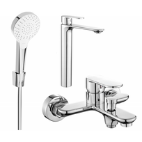 Mexen Milo R05 vonios rinkinys, chromas - 71313R05-00