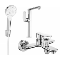 Mexen Milo R05 vonios komplektas, chromuotas - 713153R05-00