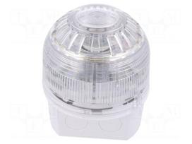 Signaller: lighting-sound | 17÷60VDC | siren,blinking light | LED