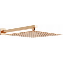 Mexen Slim lietaus galvutė 30 x 30 cm su dušo rankena, rožinis auksas - 79130112-60