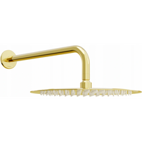 Mexen Slim lietvamzdis 30 cm su dušo laikikliu, auksinis - 79230211-50