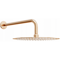 Mexen Slim 30 cm dušo galvutė su dušo rankena, rožinis auksas - 79230211-60