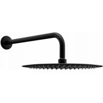 Mexen Slim 30 cm lietaus dušo galvutė su ranka, juoda - 79230211-70