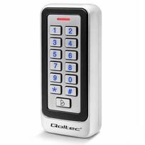 Qoltec Code lock RHEA with RFID reader | Code | Card | key fob |Doorbell | IP68 | EM