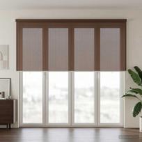 Lauko roletai 90% UV blokavimui Taupe 400 x 140 cm HDPE