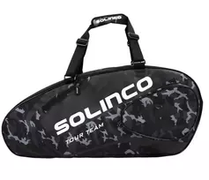 Teniso krepšys Solinco Racquet Bag 15 - black camo - Juoda