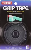 Viršutinės koto apvijos Tourna Grip Tape - Juoda