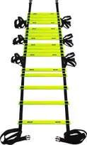 Teniso kopetėlės Pro's Pro Agility Ladder 4 Part (8 m) - neon yellow - Geltona