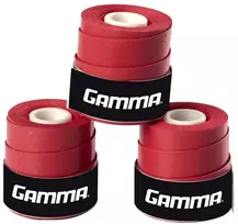 Viršutinės koto apvijos Gamma Grip 2 Overgrip (3 vnt.) - red - Raudona