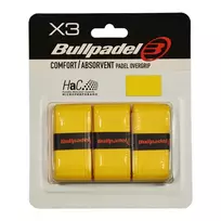 Viršutinės koto apvijos Bullpadel HaC Overgrip GB 1201 3P - Geltona