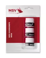 Viršutinės koto apvijos MSV Skin Overgrip (3 vnt.) - white - Balta