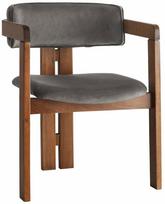 Valgomojo kėdė Kalune Design CO-029, antracito sp./riešuto sp., 49 cm x 58 cm x 76 cm