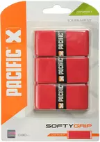Viršutinės koto apvijos Pacific Softy Grip (3 vnt.) - red - Raudona