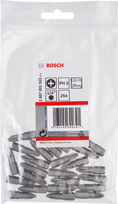 Atsuktuvų antgalių komplektas Bosch 2607001513, PH2, 25 mm, 1/4"