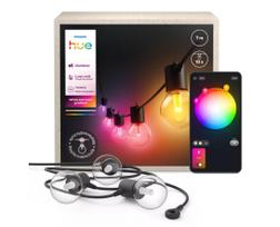 Lauko lempučių girlianda Philips Hue Festavia Globe, IP65, juoda sp., 18.2 cm x 18.3 cm
